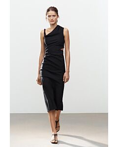 ZW Collection Cut-Out Dress in Black Size M