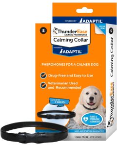ThunderEase Calming Anti Anxiety Pheromone Collar for Dogs (Small)