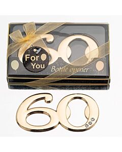 24PCS Latest 60 Bottle Openers for 60th Birthday Party Favors or 60th Wedding Anniversary Party Gifts 60th Birthday Party Gifts Souvenirs Decorations for Guests